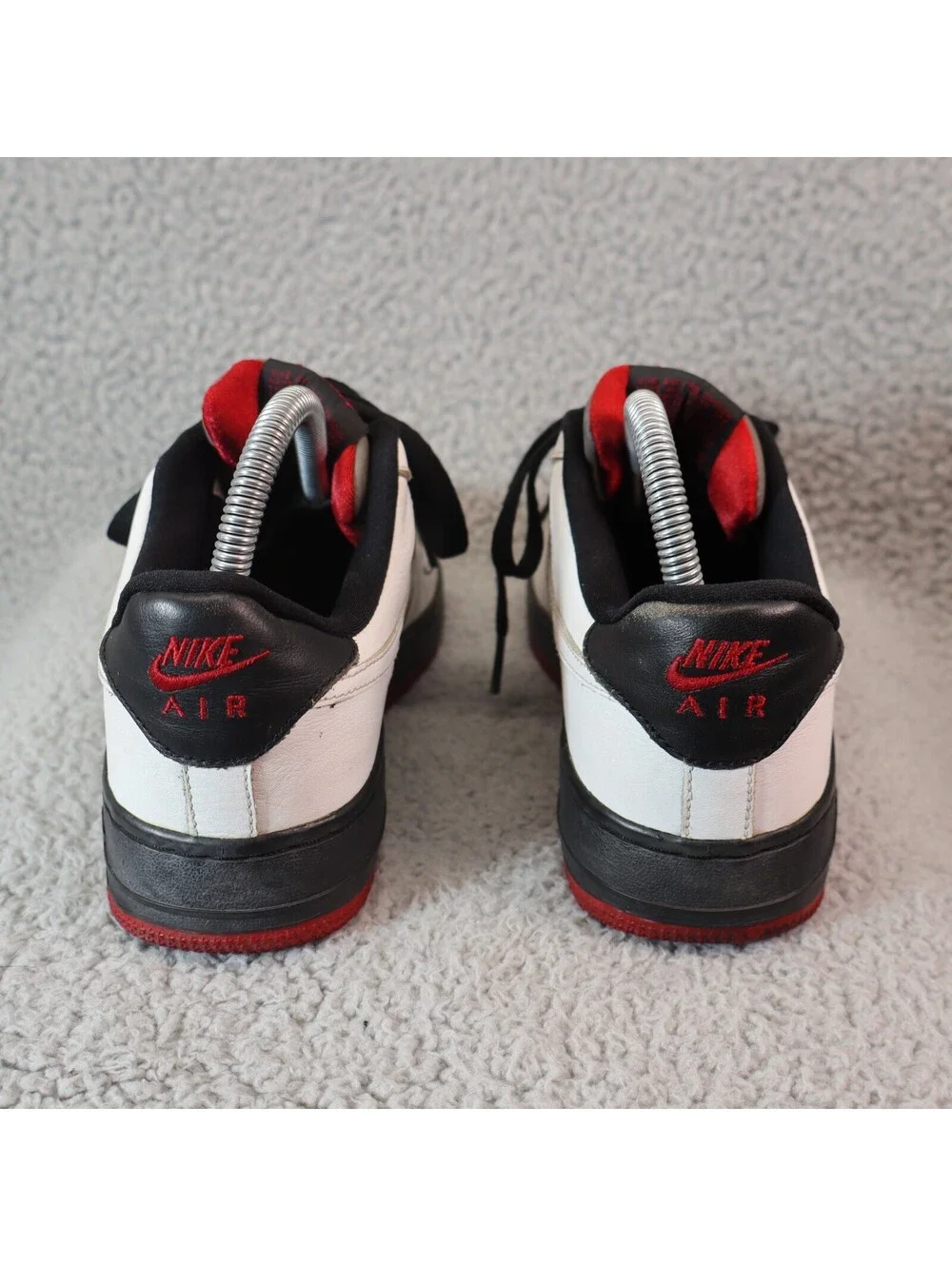 Nike Air Force One Low 5.5Y White Varsity Red 320335-111